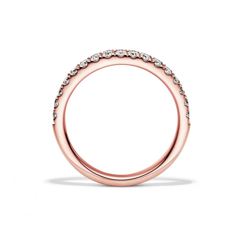 1/3 ct. tw. Lab Grown Diamond Band in 14K Rose Gold – Image 2 of 4