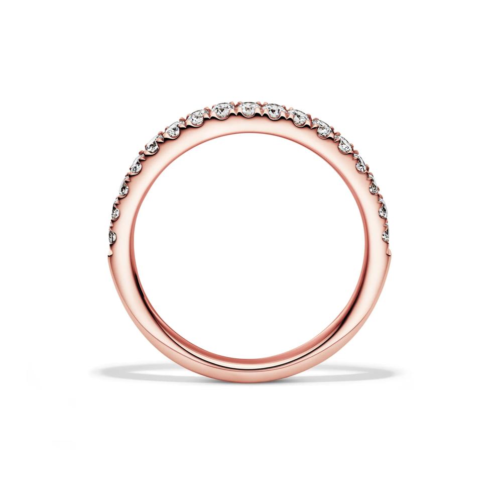 1/3 ct. tw. Lab Grown Diamond Band in 14K Rose Gold – Image 2 of 4