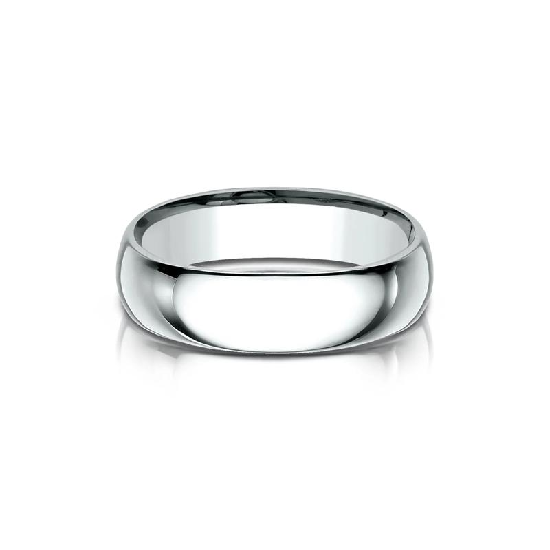 Wedding Band in 14K White Gold, 6MM – Image 1 of 4