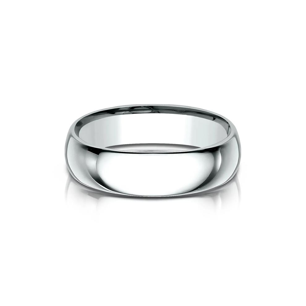 Wedding Band in 14K White Gold, 6MM – Image 1 of 4