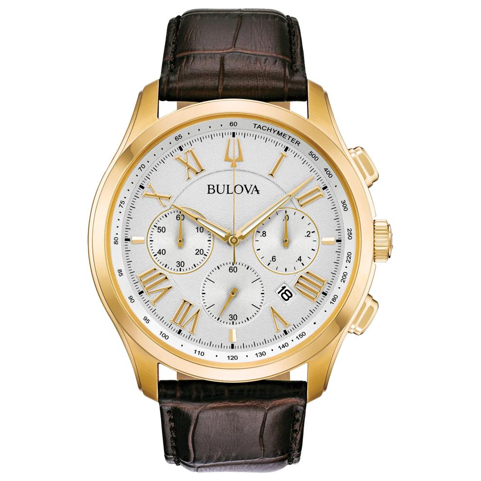 Men's Classic Wilton Watch in Brown Leather – Image 1 of 3