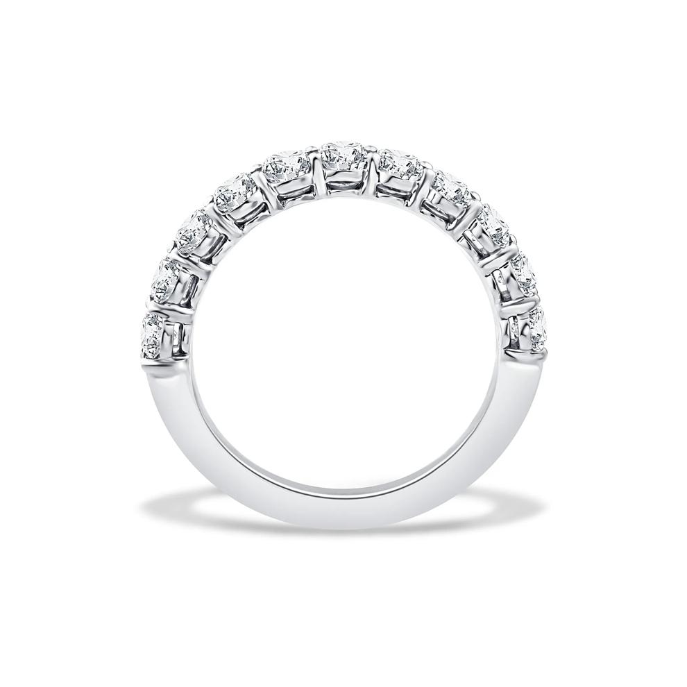 Lab Grown Diamond Oval Anniversary Band in 14K White Gold (2 ct. tw.) – Image 2 of 4