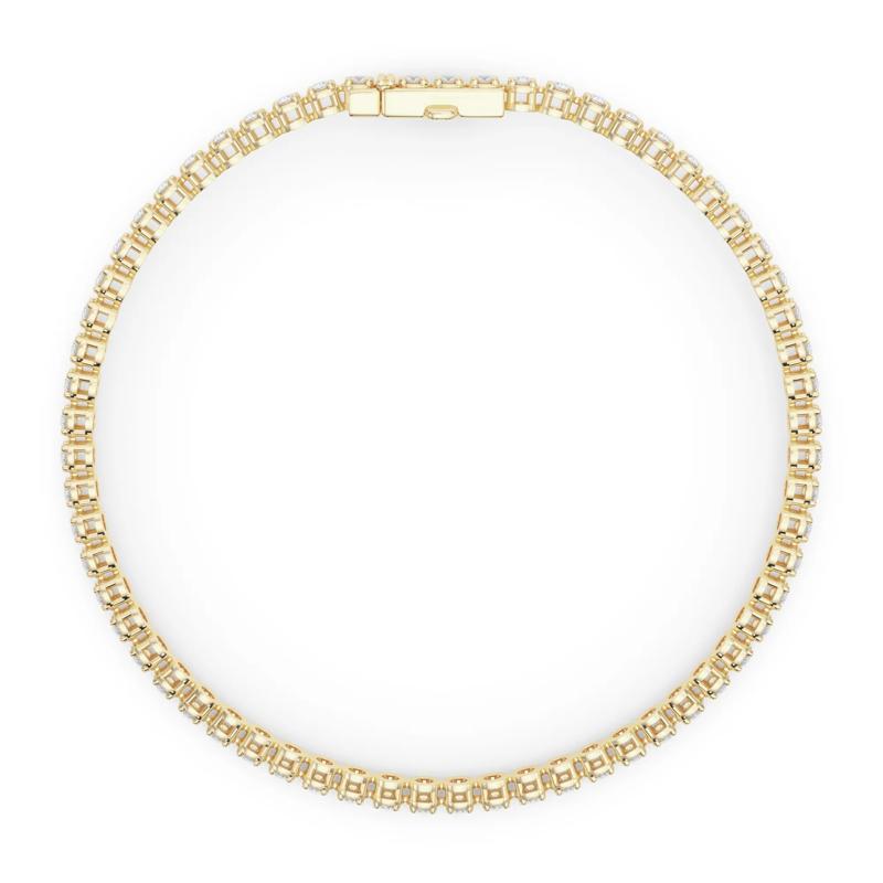 Diamond Tennis Bracelet in 10K Yellow Gold (2 1/7 ct. tw.) – Image 2 of 4