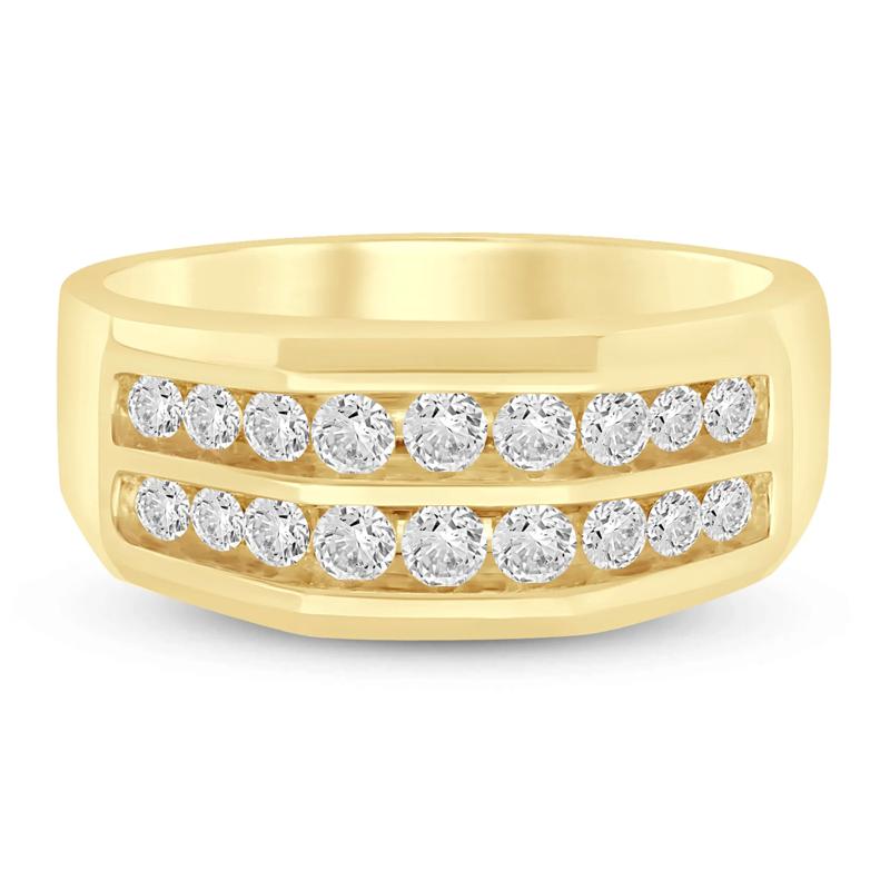 Men&#39;s Diamond Band in 10K Yellow Gold &#40;3/4 ct. tw.&#41; – Image 1 of 3