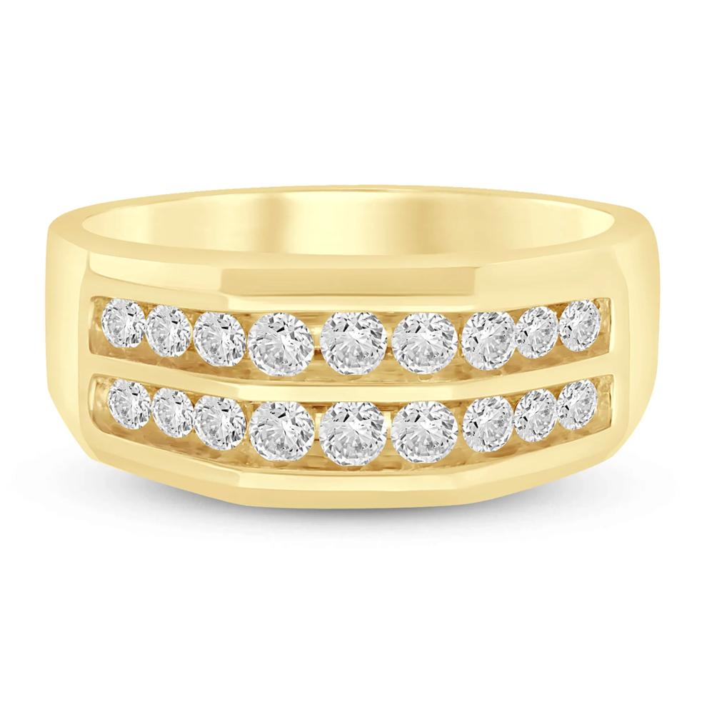 Men's Diamond Band in 10K Yellow Gold (3/4 ct. tw.) – Image 1 of 3