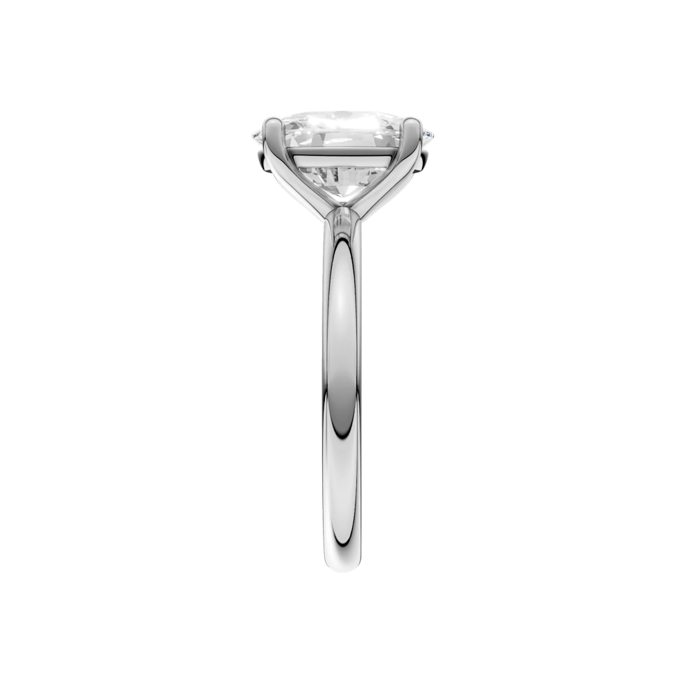Lab Grown Diamond Elongated Cushion-Cut Engagement Ring in Platinum (4 ct. tw.) – Image 4 of 5