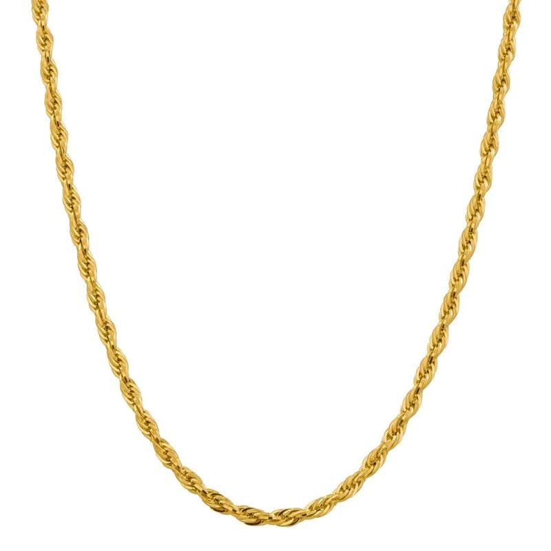 Rope Chain in 14K Yellow Gold, 26&quot; – Image 1 of 1