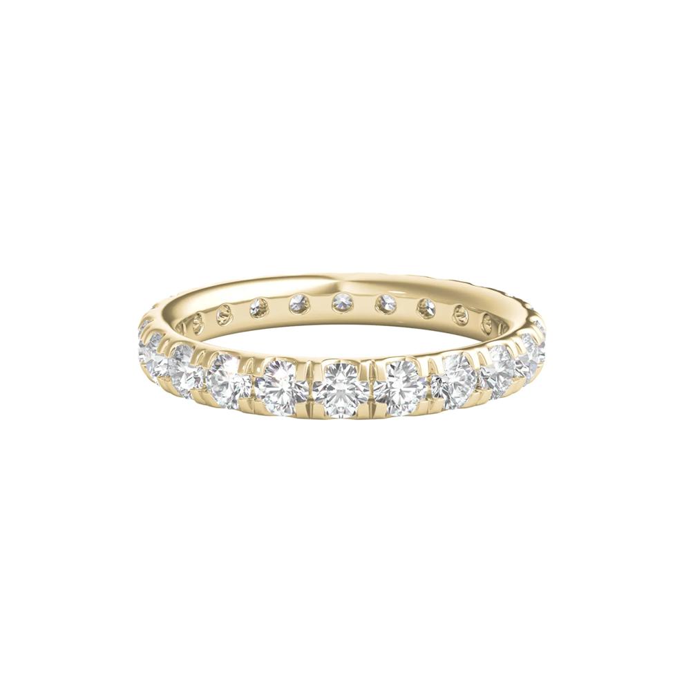 Lab Grown Diamond Comfort Fit Eternity Band in 14K Yellow Gold (2 ct. tw.) – Image 1 of 3