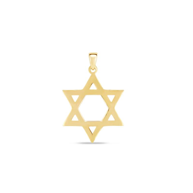 Star of David Charm in 14K Yellow Gold – Image 1 of 1