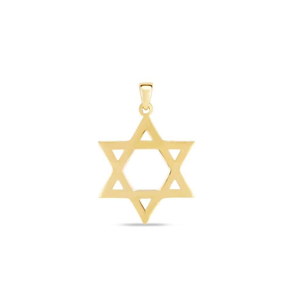 Star of David Charm in 14K Yellow Gold – Image 1 of 1