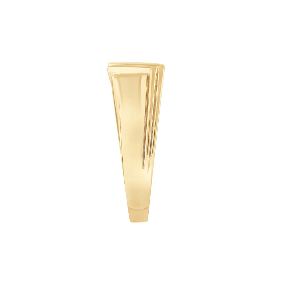 Men&rsquo;s Lab Grown Diamond Ring in 10K Yellow Gold (1/3 ct. tw.) – Image 2 of 3