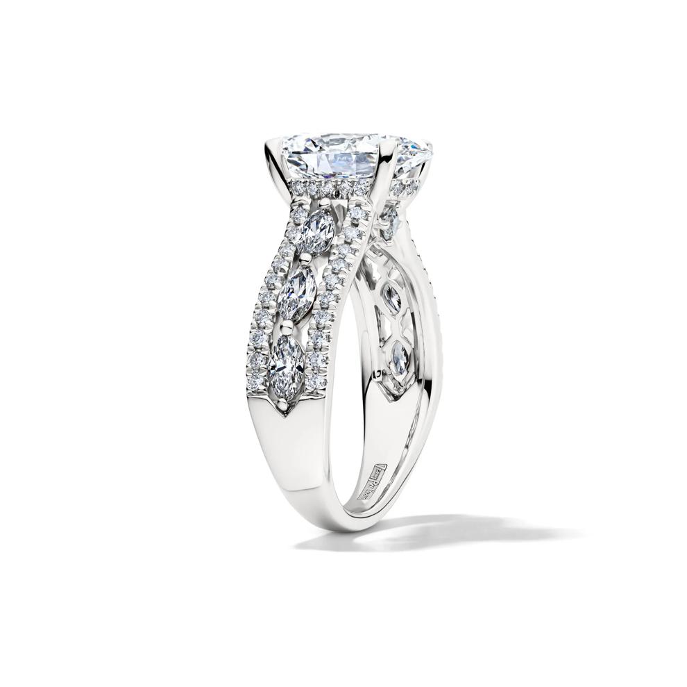 Layla Lab Grown Diamond Engagement Ring in Platinum (4 ct. tw.) – Image 3 of 5
