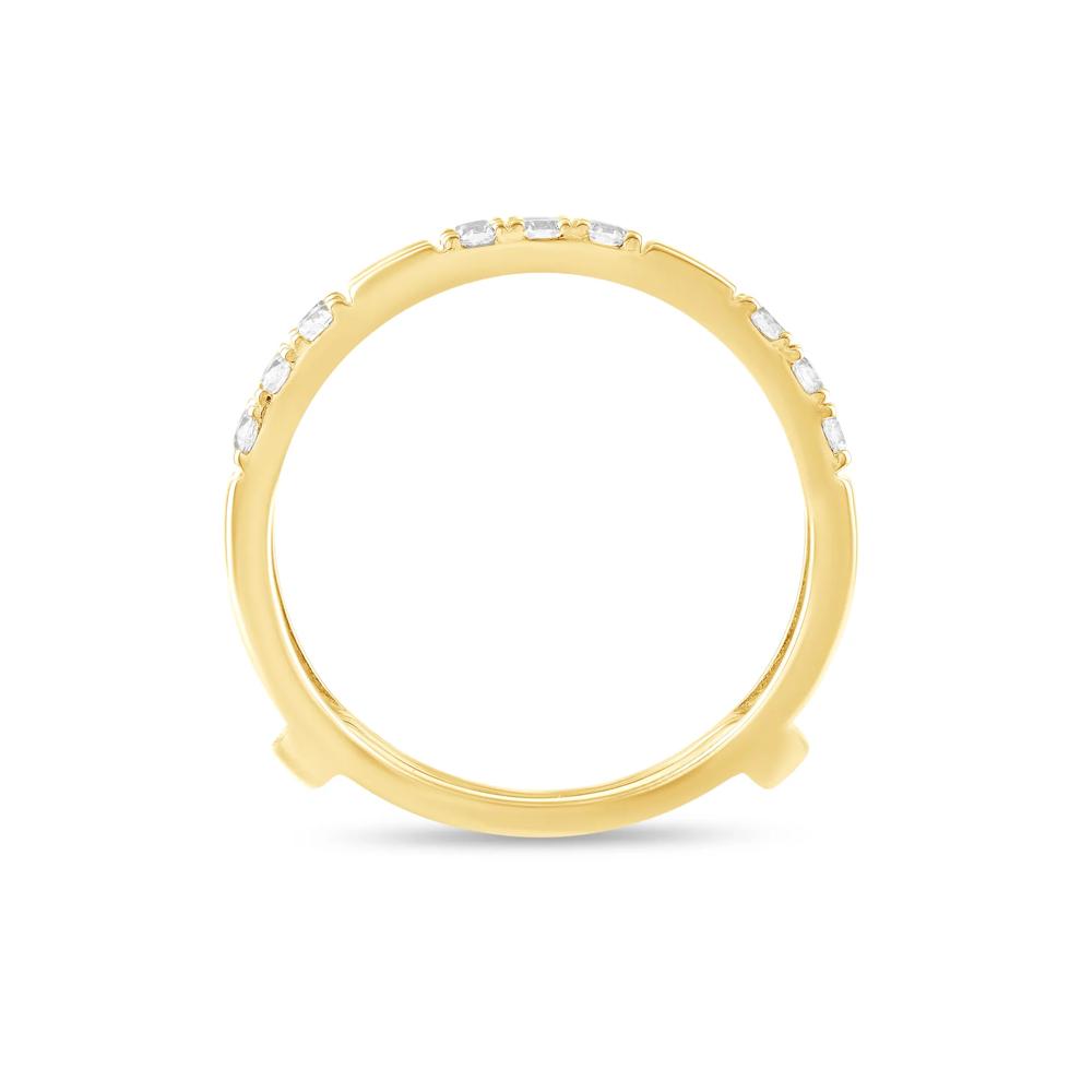 Diamond Insert Ring in 10K Yellow Gold (1/2 ct. tw.) – Image 2 of 4