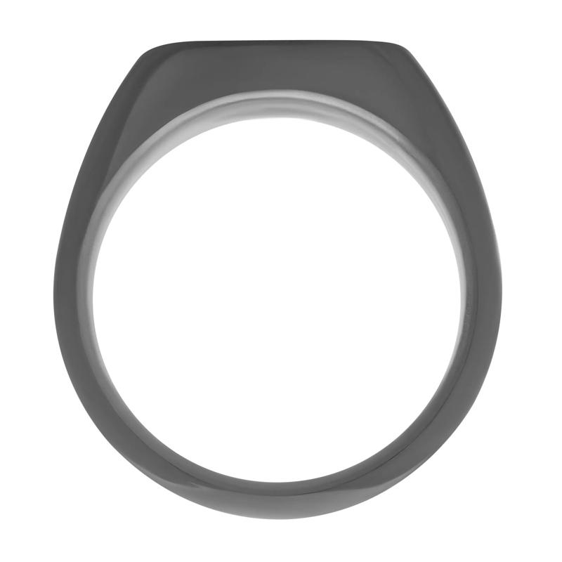 University of Utah Signet Ring in Zirconium and Cobalt Chrome – Image 2 of 3