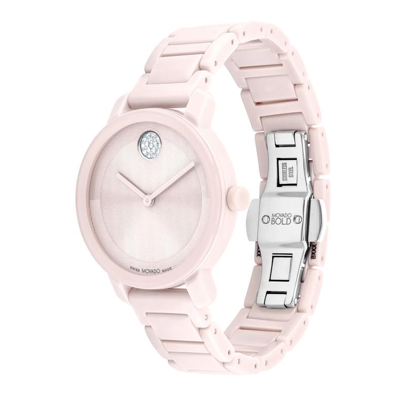 Ladies&#39; Evolution 2.0 Watch in Blush-Tone Stainless Steel, 34MM – Image 2 of 3