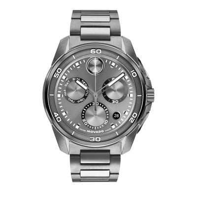Men's Verso S Watch in Gray-Tone Stainless Steel, 44mm