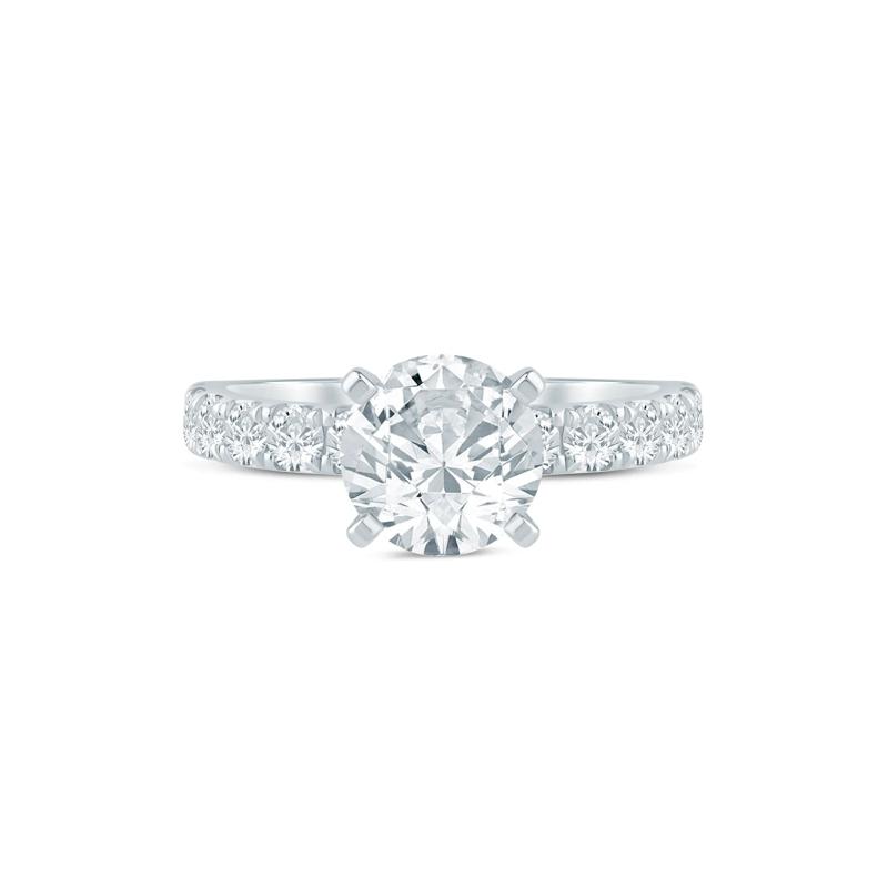 Diamond Semi-Mount Engagement Ring in 14K White Gold &#40;3/4 ct. tw.&#41; &#40;Setting Only&#41; – Image 1 of 6