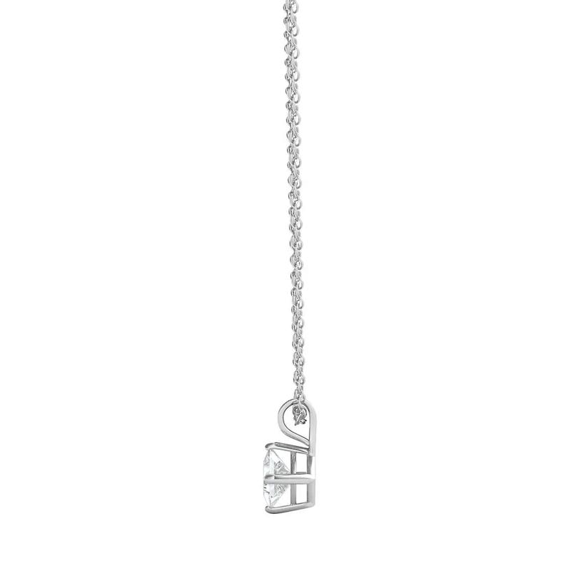1/3 ct. tw. Diamond Solitaire Pendant in 14K White Gold – Image 2 of 2