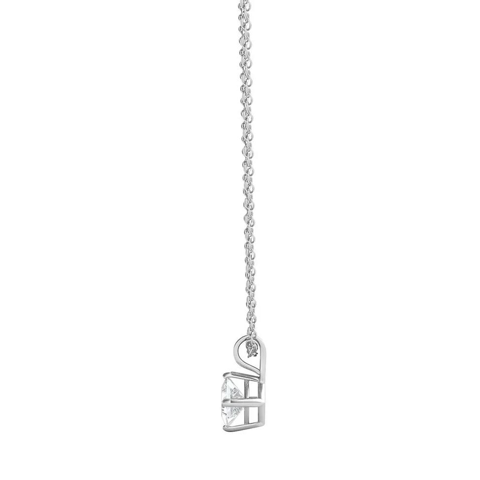1/3 ct. tw. Diamond Solitaire Pendant in 14K White Gold – Image 2 of 2