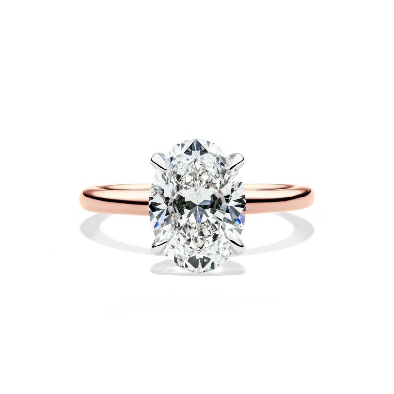 Bennett Lab Grown Diamond Engagement Ring in 14K Rose Gold &#40;3 1/5 ct. tw.&#41;  – Image 1 of 5
