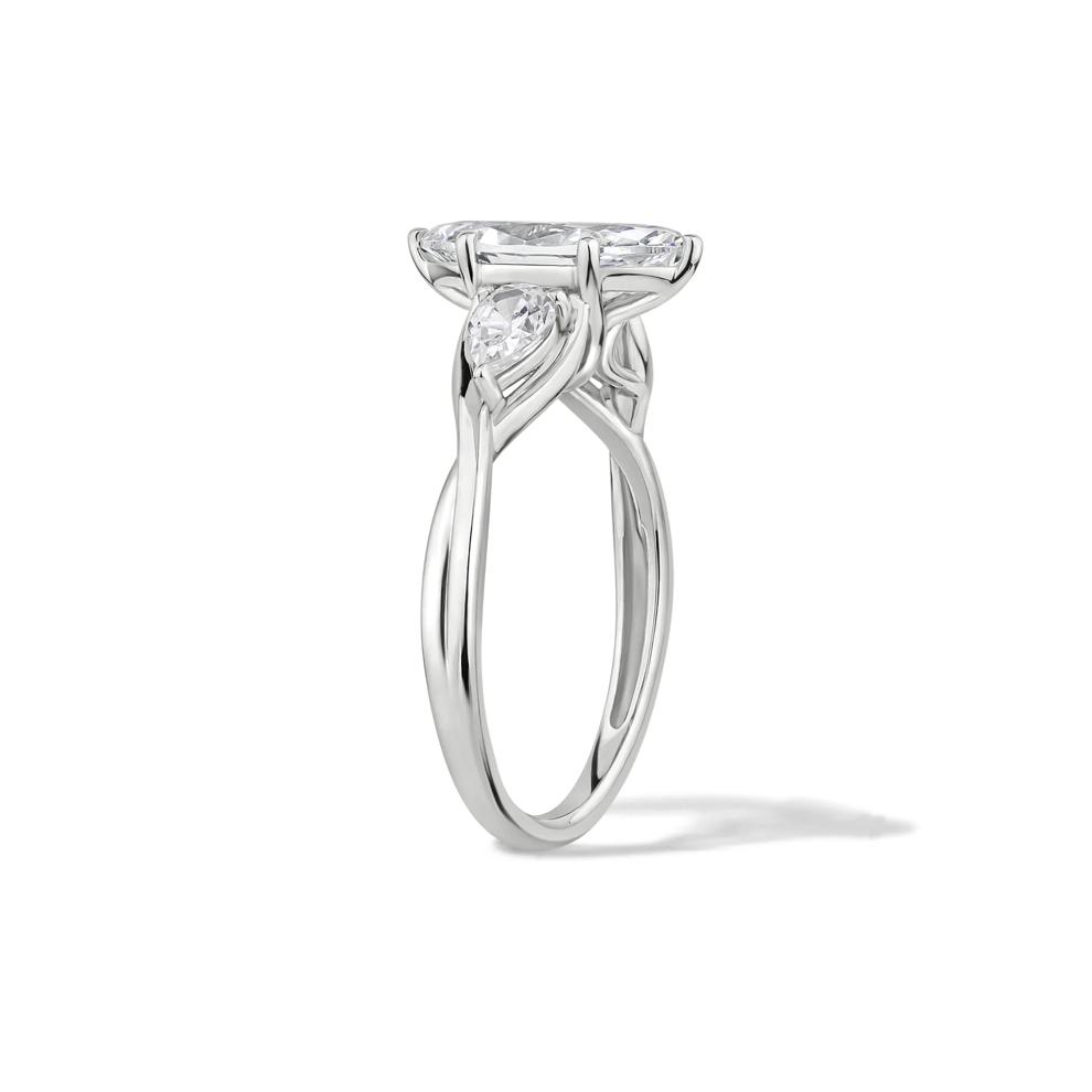 Lab Grown Diamond Marquise Engagement Ring in 14K White Gold (2 ct. tw.) – Image 3 of 4
