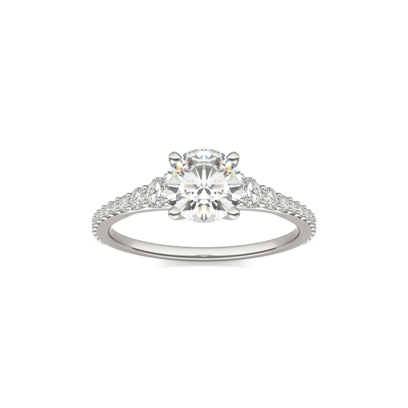 Lab-Created Moissanite Engagement Ring in 14K White Gold &#40;1 3/8 ct. dew&#41; – Image 5 of 5