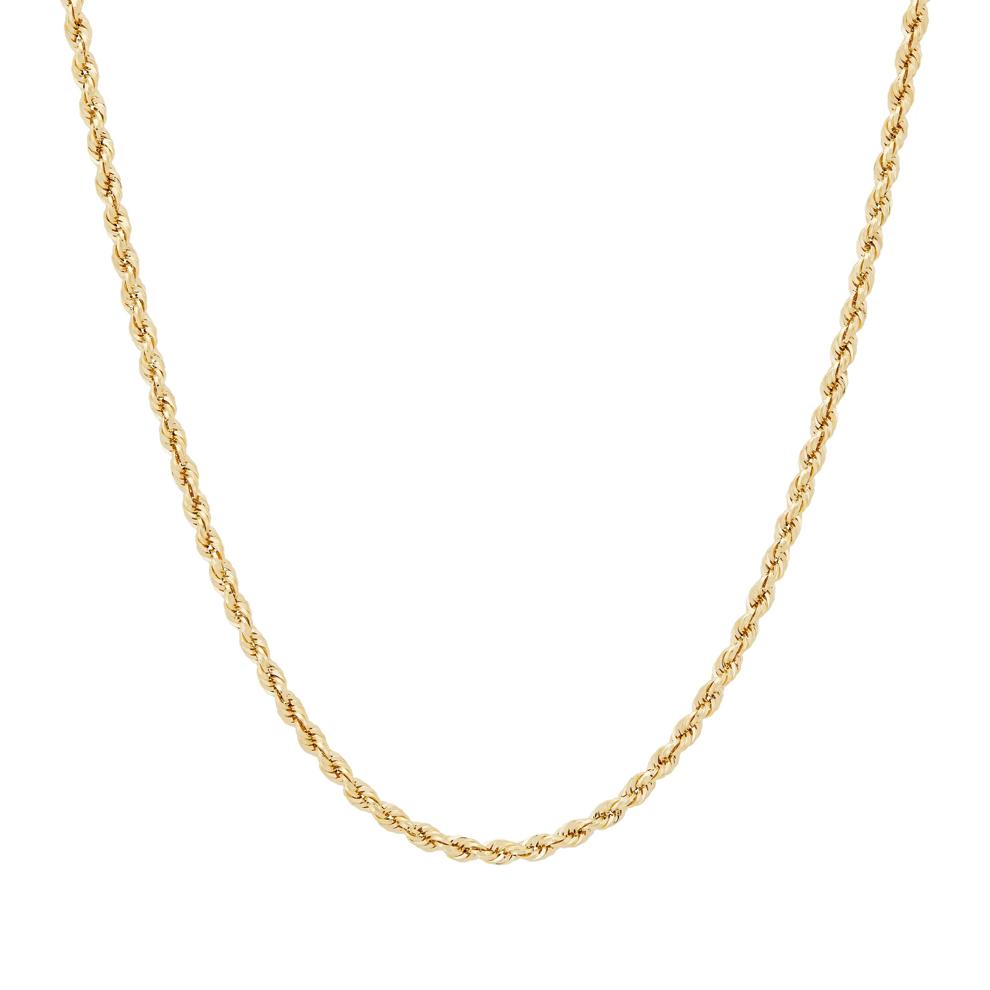 Hollow Rope Chain and Bracelet Box Set in 10K Yellow Gold – Image 2 of 5