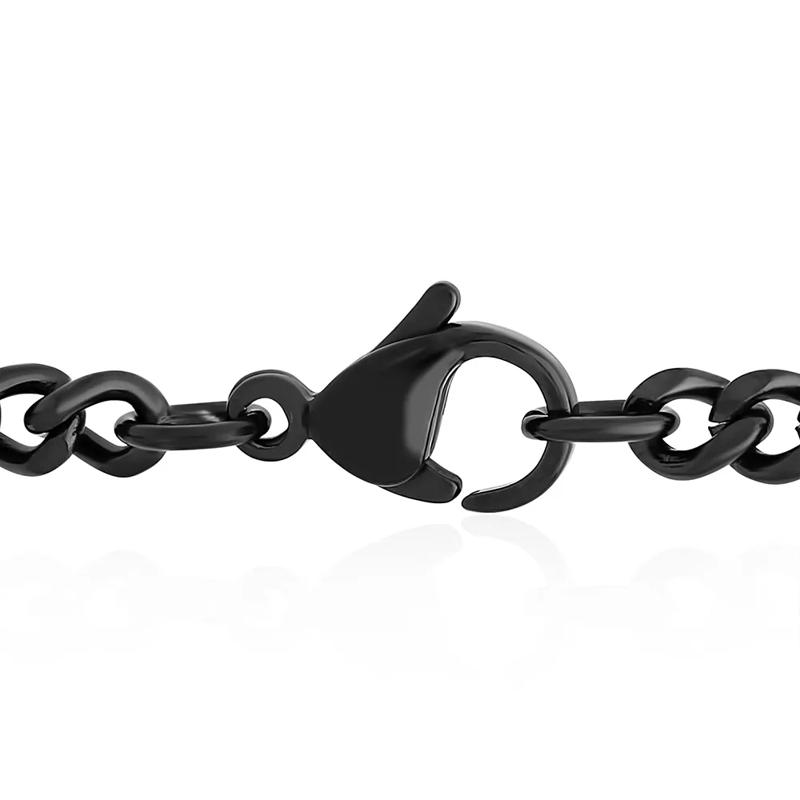 Men&#39;s Franco Cross Pendant in Stainless Steel – Image 3 of 3