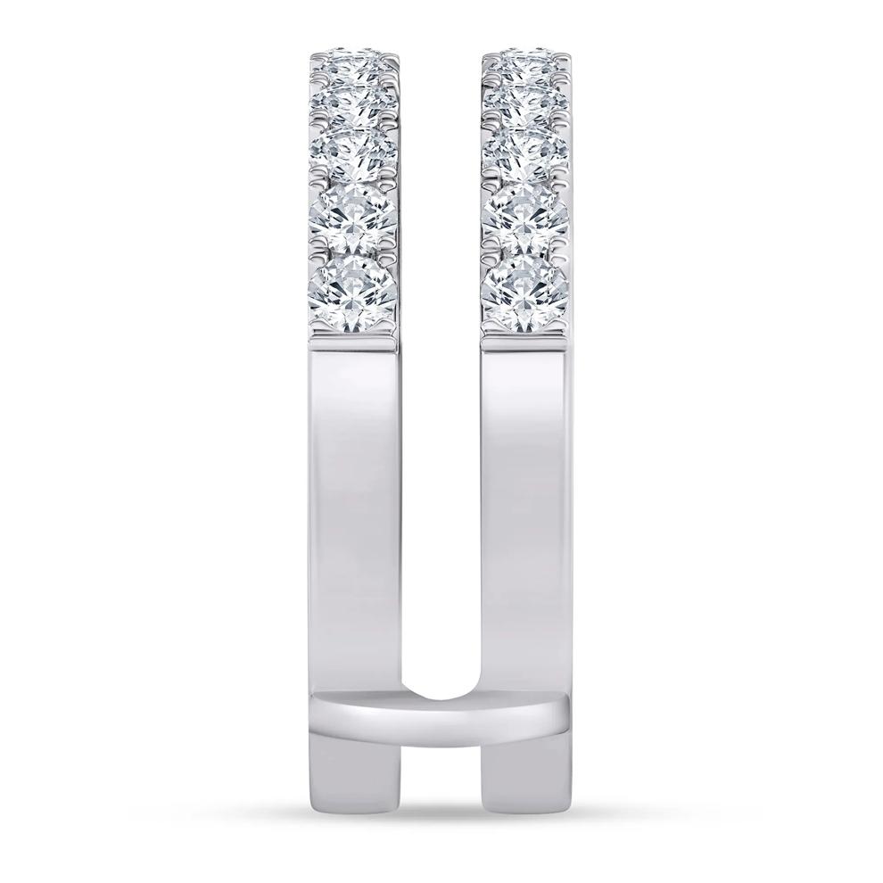 Lab Grown Diamond French Pav&eacute; Ring Enhancer in Platinum (1 ct. tw.) – Image 3 of 3