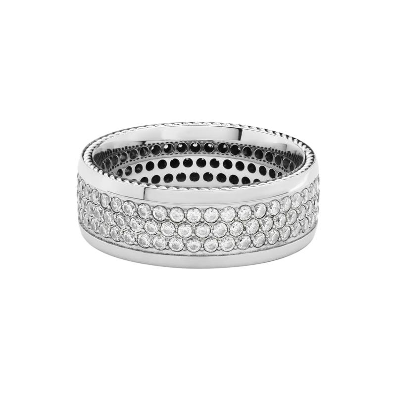 Men&#39;s Lab Grown Diamond Eternity Band in 10K White Gold &#40;2 ct. tw.&#41; – Image 1 of 3