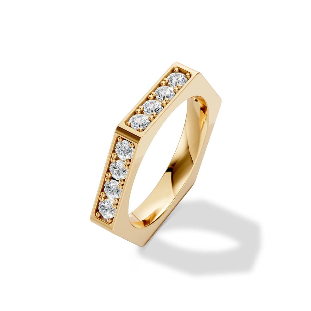 Men's Lab Grown Diamond Thin Band in Vermeil (7/8 ct. tw.) – Image 4 of 4