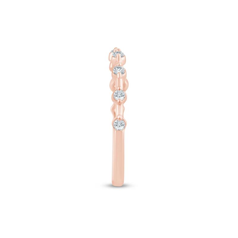 Diamond Bamboo Open Band in 14K Rose Gold &#40;1/7 ct. tw.&#41; – Image 3 of 3