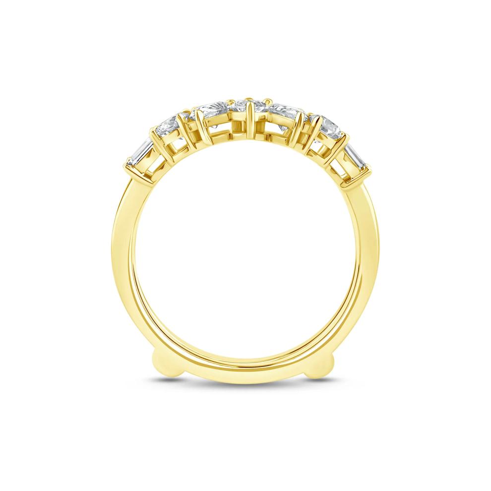 Lab Grown Diamond Contour Insert Ring in 14K Yellow Gold (1 3/4 ct. tw.) – Image 2 of 4