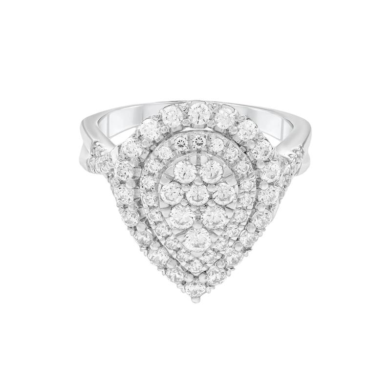 Diamond Engagement Ring in 10K White Gold &#40;1 ct. tw.&#41; – Image 1 of 3