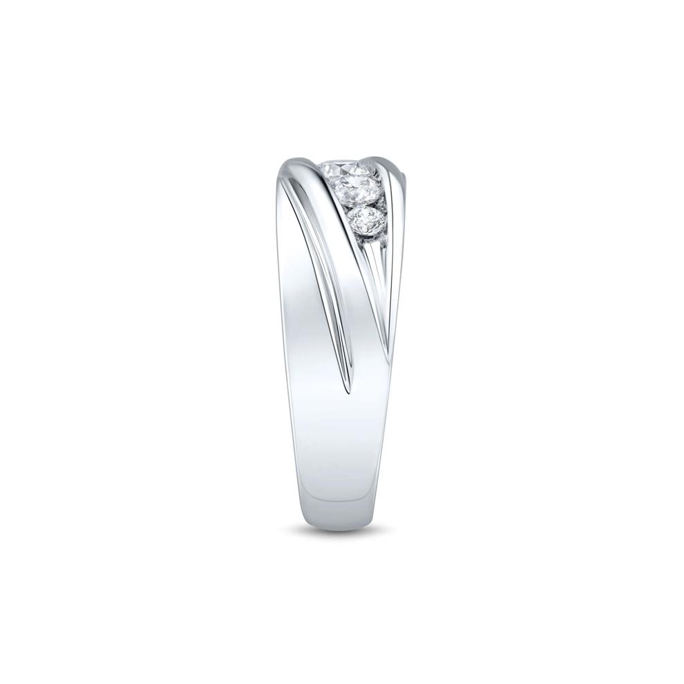 Men's Lab Grown Diamond Five-Stone Band in 10K White Gold (1 ct. tw.) – Image 3 of 3