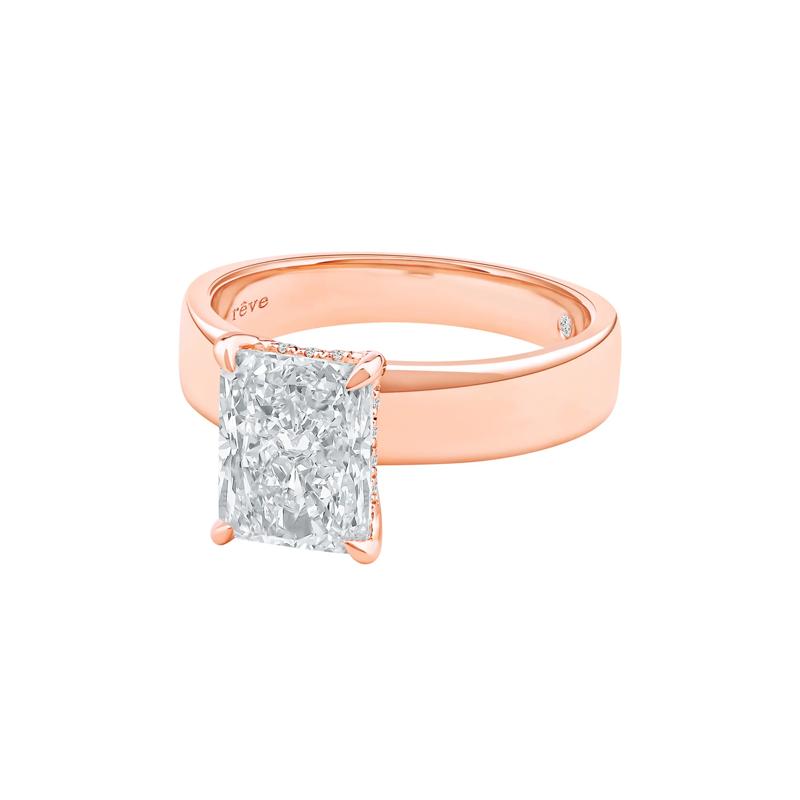 Collins Radiant-Cut Engagement Ring in 14K Rose Gold &#40;2 1/2 ct. tw.&#41; – Image 5 of 5