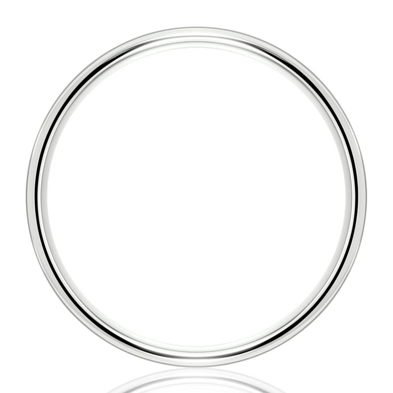 Wedding Band in Platinum, 4MM – Image 2 of 3