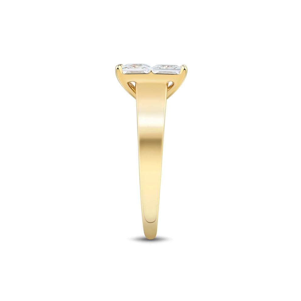 Lab Grown Diamond Composite Engagement Ring in 10K Yellow Gold (3 ct. tw.) – Image 3 of 3