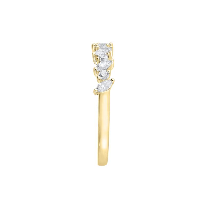 Lab Grown Diamond Anniversary Band in 14K Yellow Gold &#40;1/2 ct. tw.&#41; – Image 3 of 3