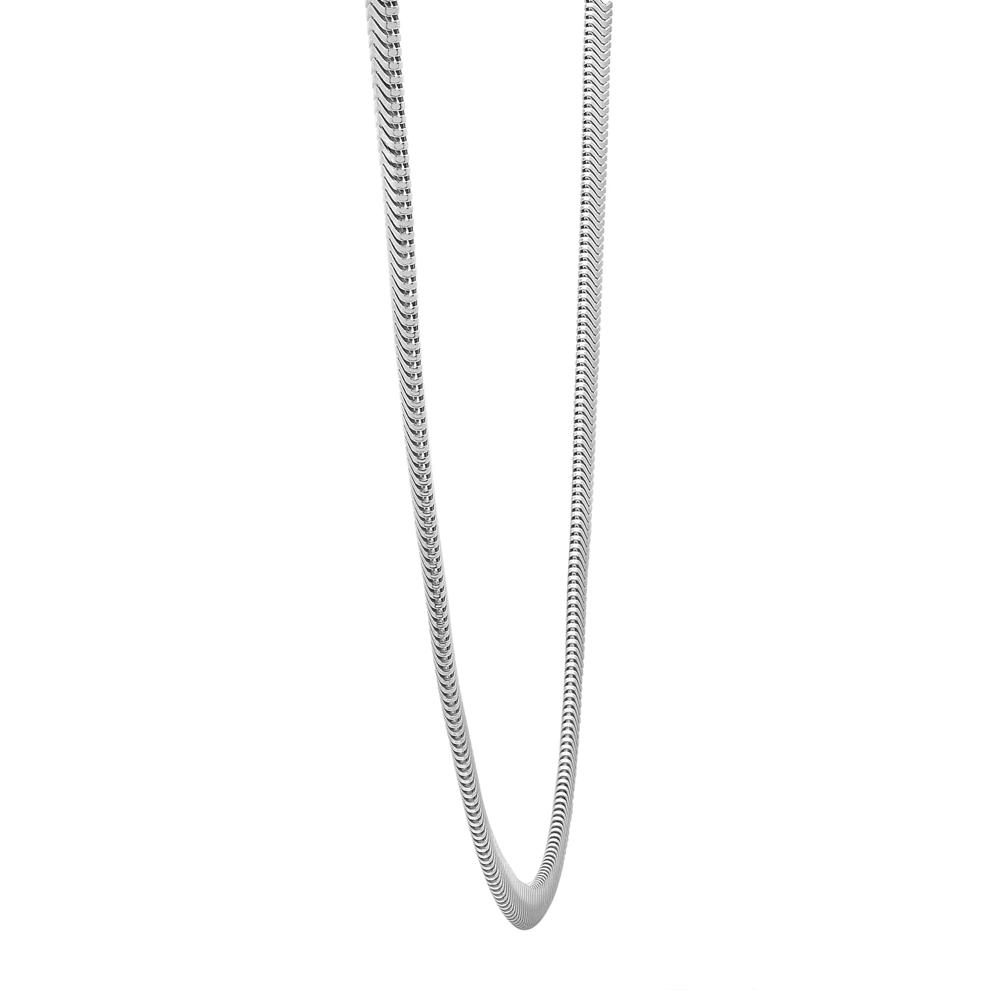 Snake Chain in Sterling Silver, 17" – Image 3 of 6