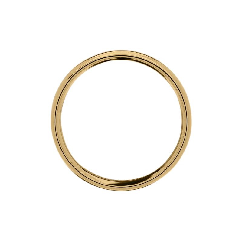 Men&#39;s Ultra Comfort Polished Band in 10K Yellow Gold, 6MM – Image 3 of 3