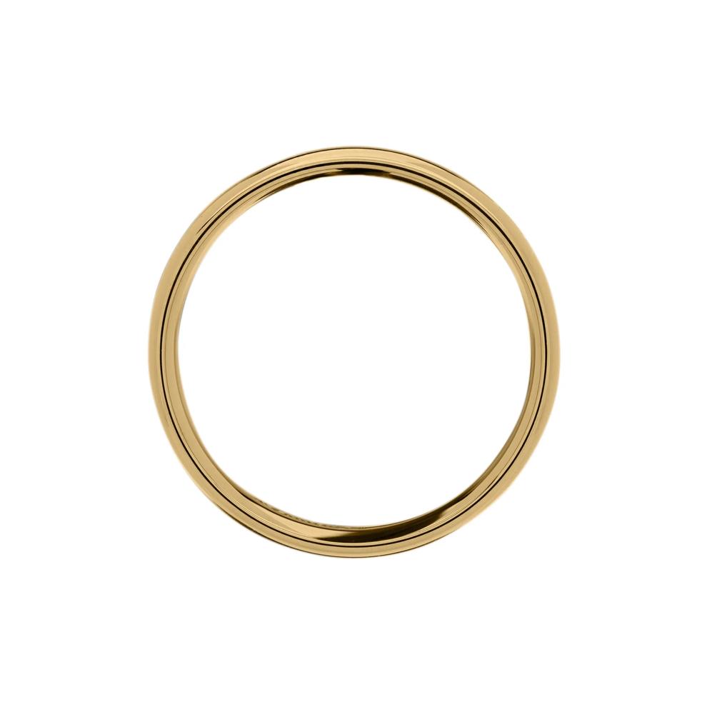 Men's Ultra Comfort Polished Band in 10K Yellow Gold, 6MM – Image 3 of 3