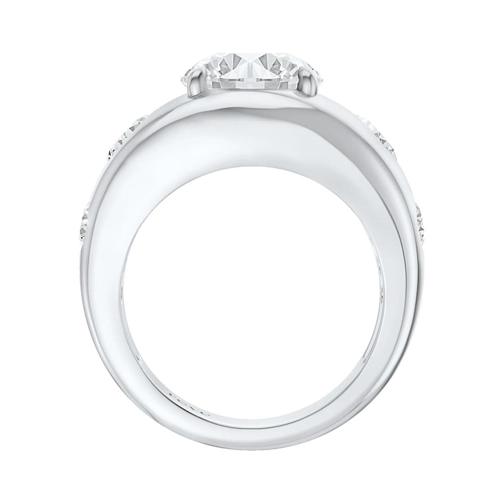 Rory Lab Grown Diamond Engagement Ring in 14K White Gold (4 1/2 ct. tw.) – Image 3 of 4