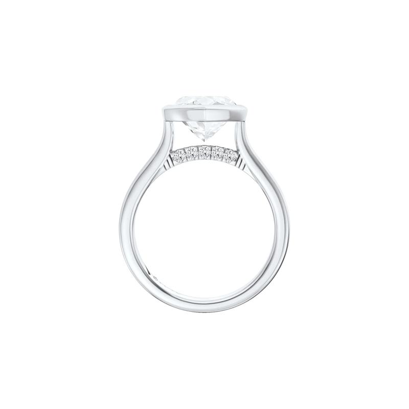 Monroe Lab Grown Diamond Marquise Engagement Ring in 14K White Gold &#40;4 ct. tw.&#41; – Image 2 of 5