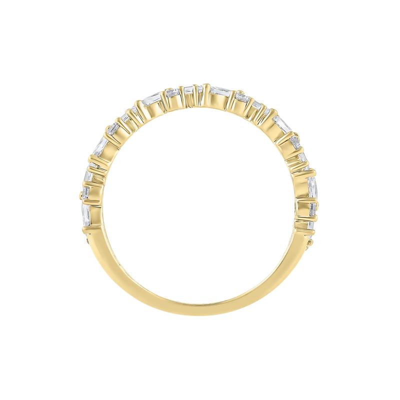 Lab Grown Diamond Anniversary Band in 14K Yellow Gold &#40;3/4 ct. tw.&#41; – Image 2 of 3
