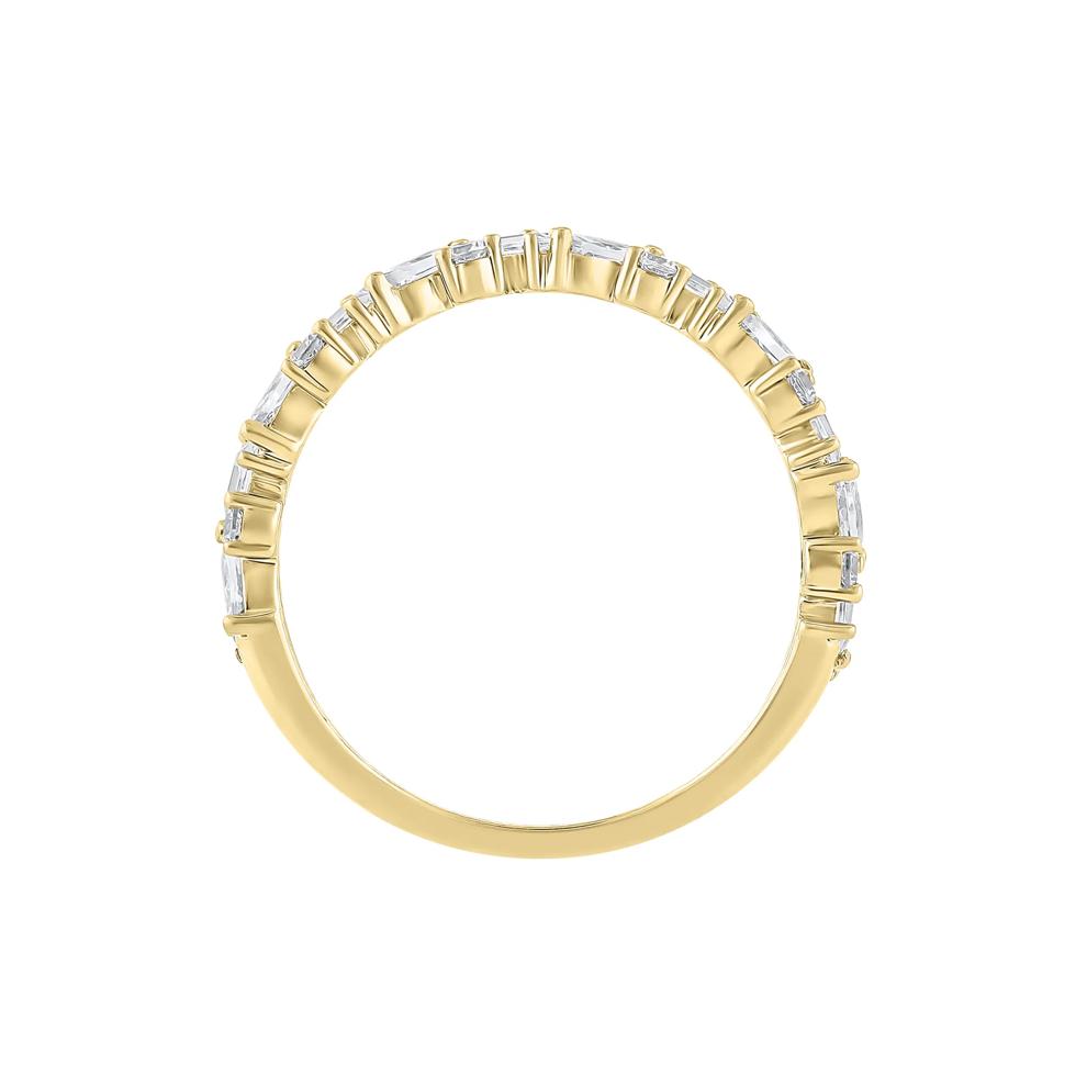 Lab Grown Diamond Anniversary Band in 14K Yellow Gold (3/4 ct. tw.) – Image 2 of 3