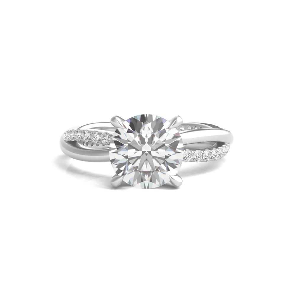 Lab Grown Diamond Engagement Ring in 14K White Gold (2 1/3 ct. tw.) – Image 1 of 3