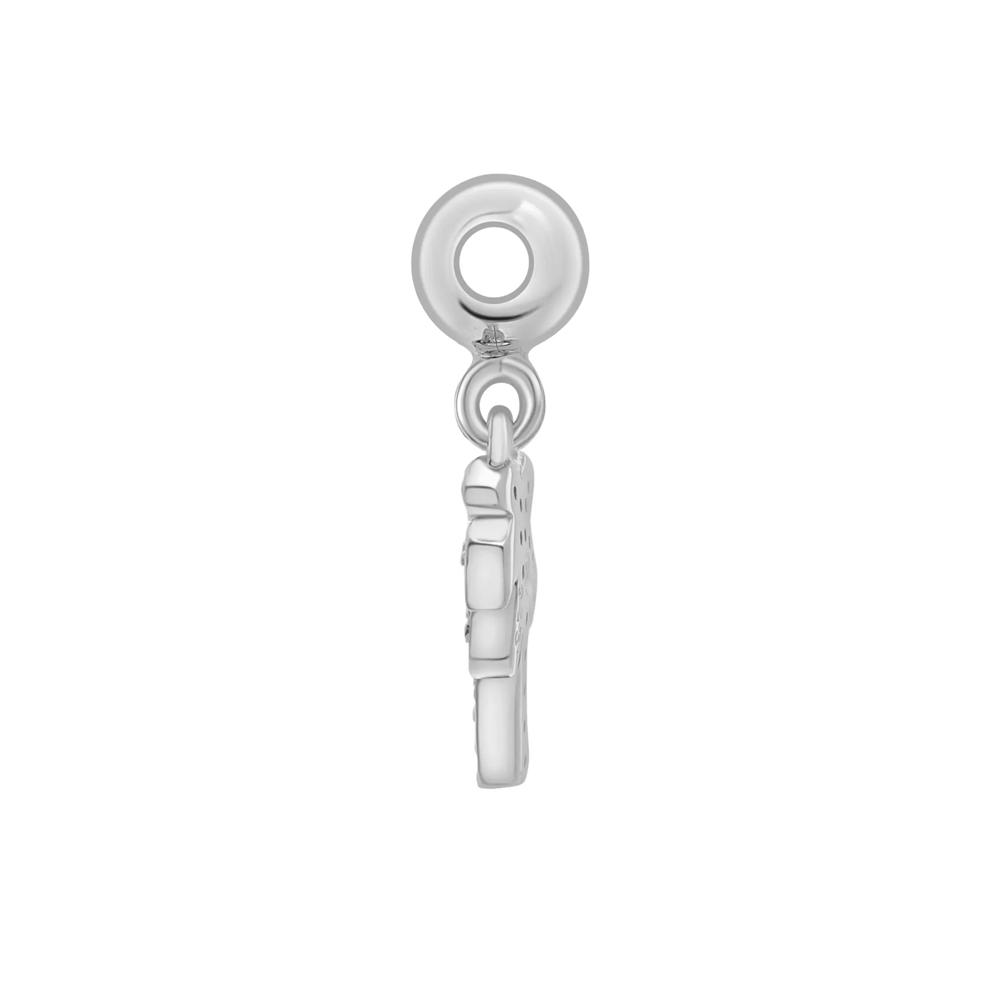 Diamond Accent Palm Tree Bead Charm in Sterling Silver – Image 2 of 3
