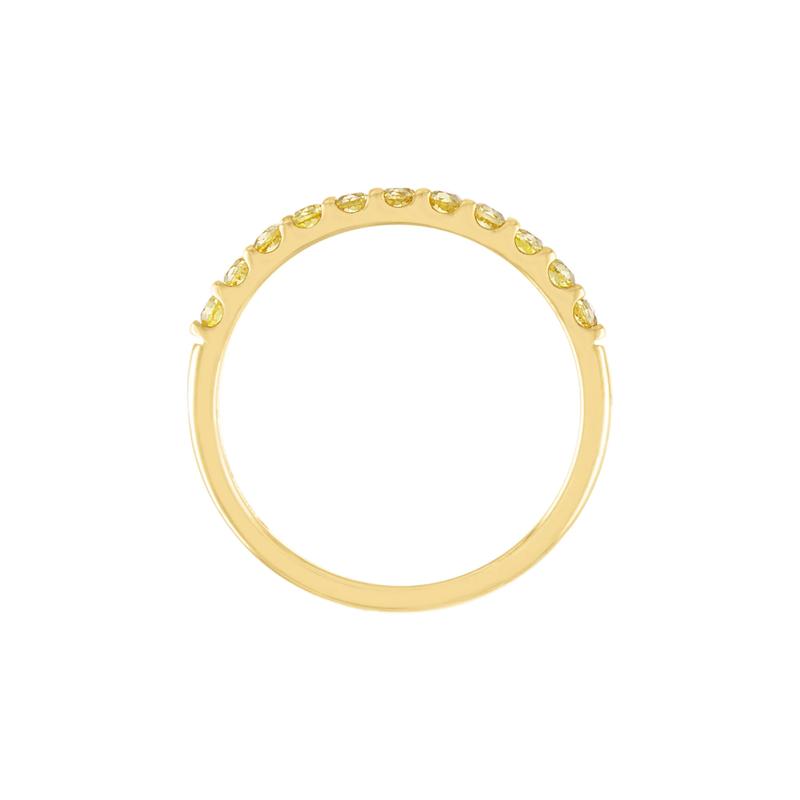 Yellow Sapphire Ring in 10K Yellow Gold – Image 2 of 3