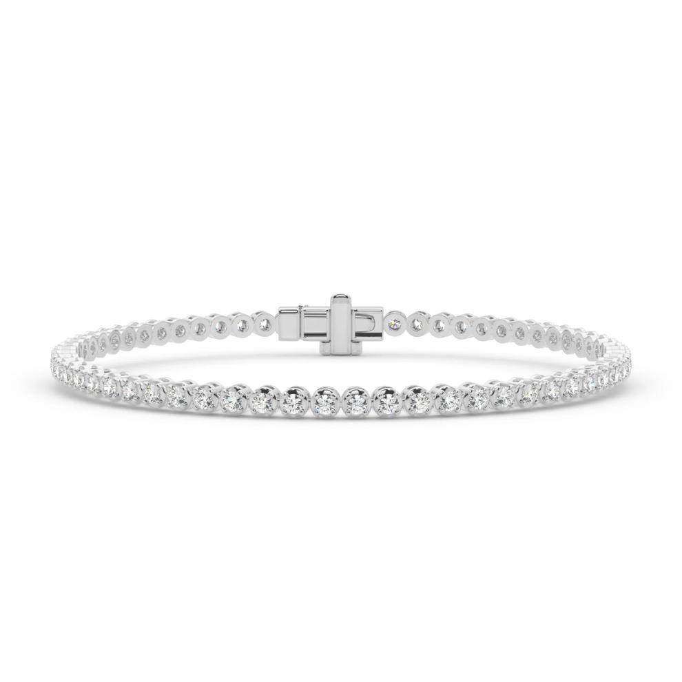 Diamond Tennis Bracelet in 10K White Gold (2 ct. tw.) – Image 1 of 4